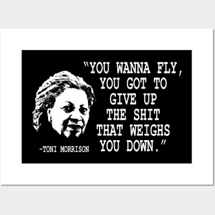 you wanna fly - Toni Morrison Posters and Art